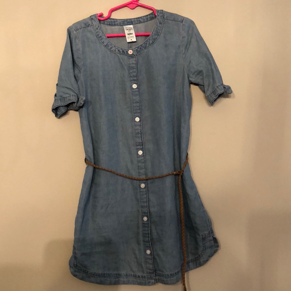 Carters Girls size 6/6X cotton dress